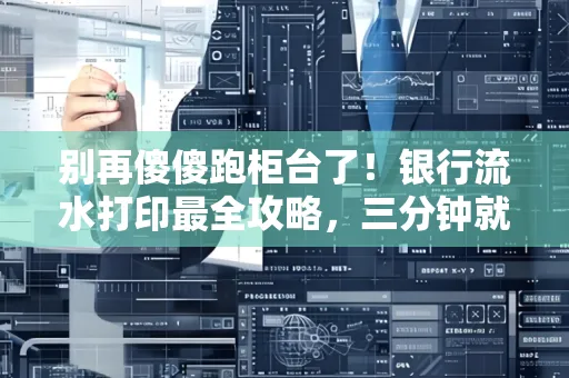 别再傻傻跑柜台了！银行流水打印最全攻略，三分钟就搞懂